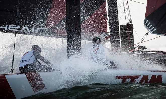 Wildcard Team Tilt took fifth position on the Act leaderboard after four days of intense racing in Oman - Extreme Sailing Series © Lloyd Images http://lloydimagesgallery.photoshelter.com/